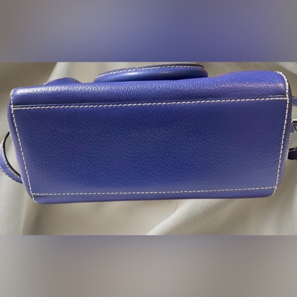 Kate Spade Limited edition Alessa Wellesley holiday blue satchel. - Picture 6 of 14